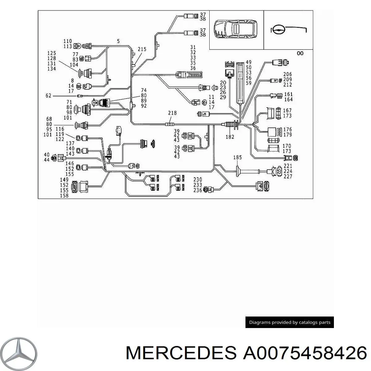  A0075458426 Mercedes