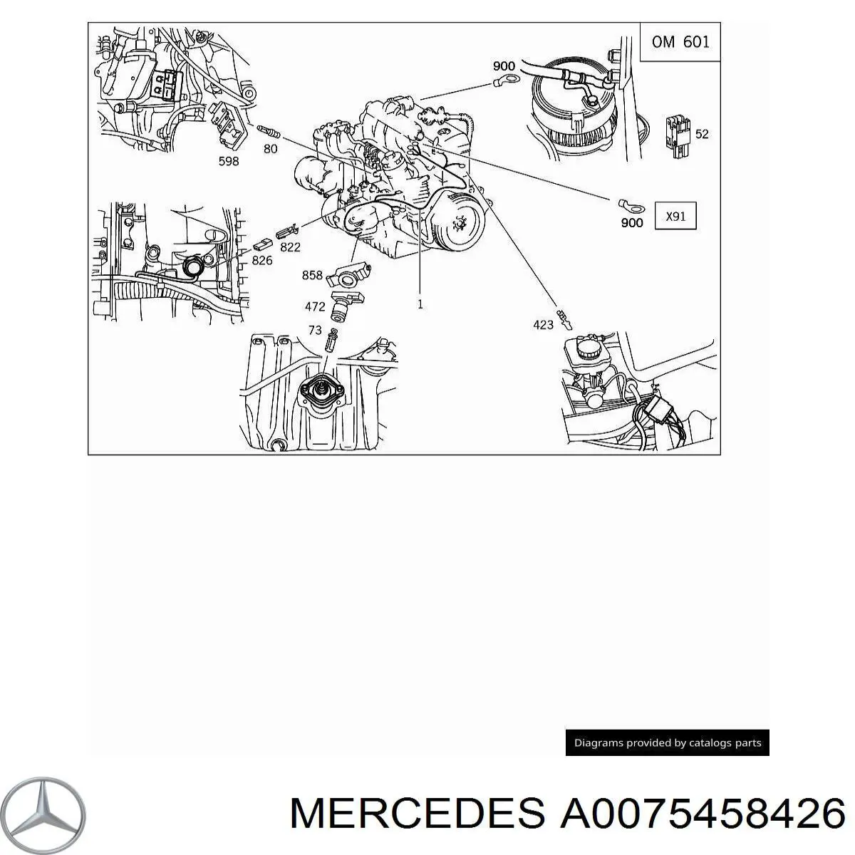  Mercedes A0075458426