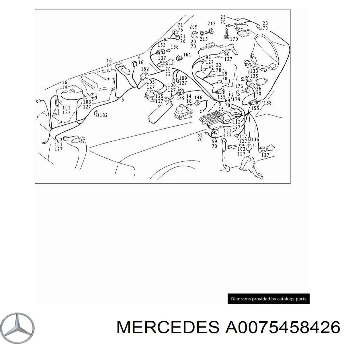 A0075458426 Mercedes 