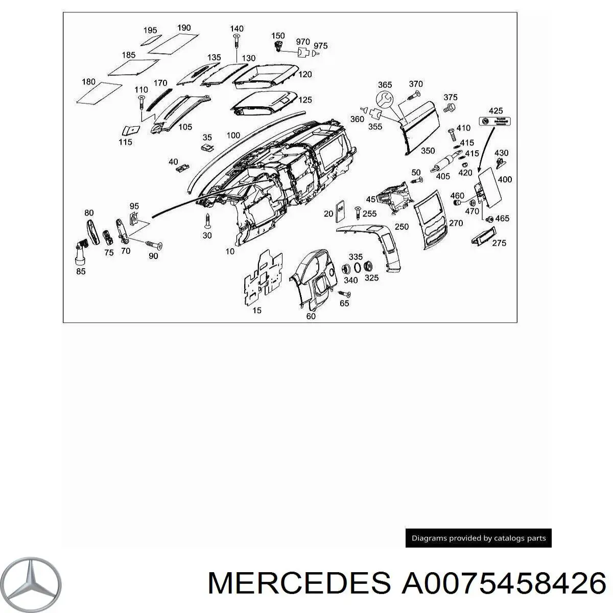  Mercedes A0075458426 цена, от 3.49 USD