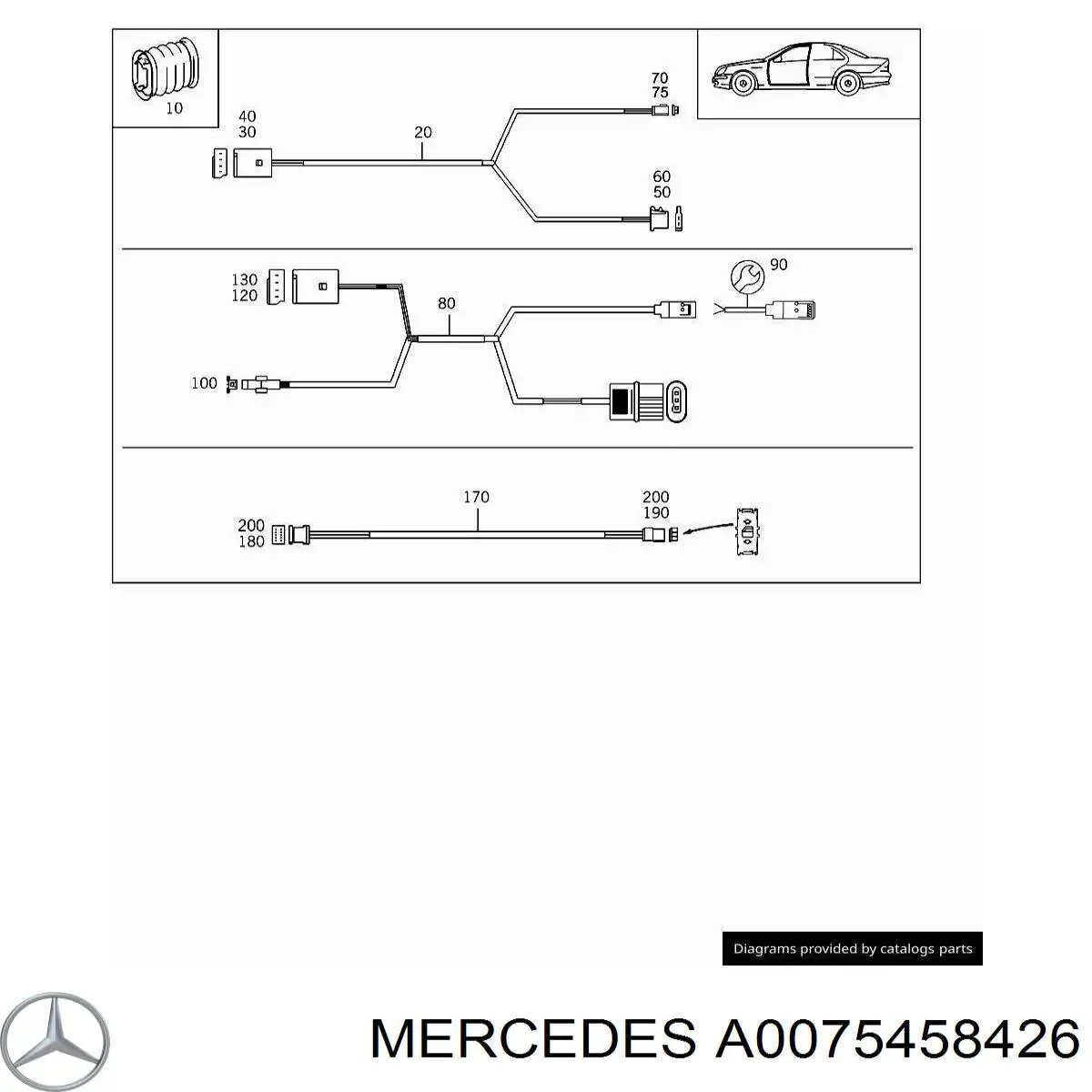 Купить A0075458426 Mercedes 