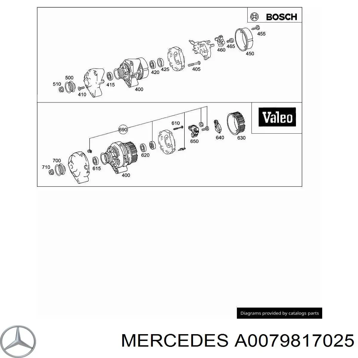 A0079817025 Mercedes 