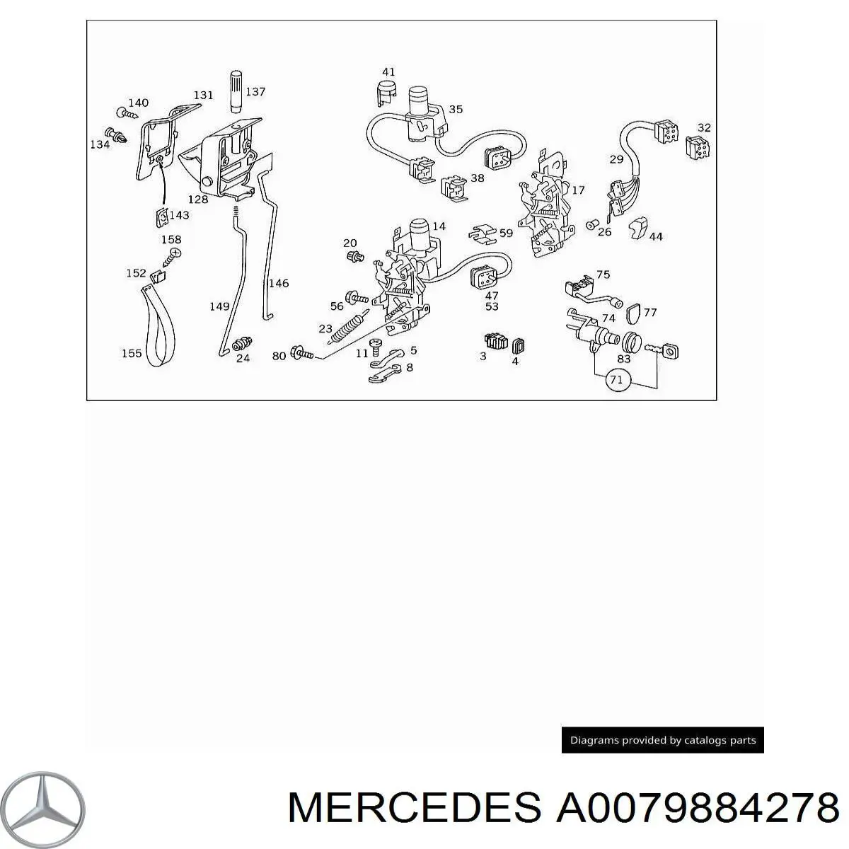 Mercedes A0079884278 цена, от 2.66 USD