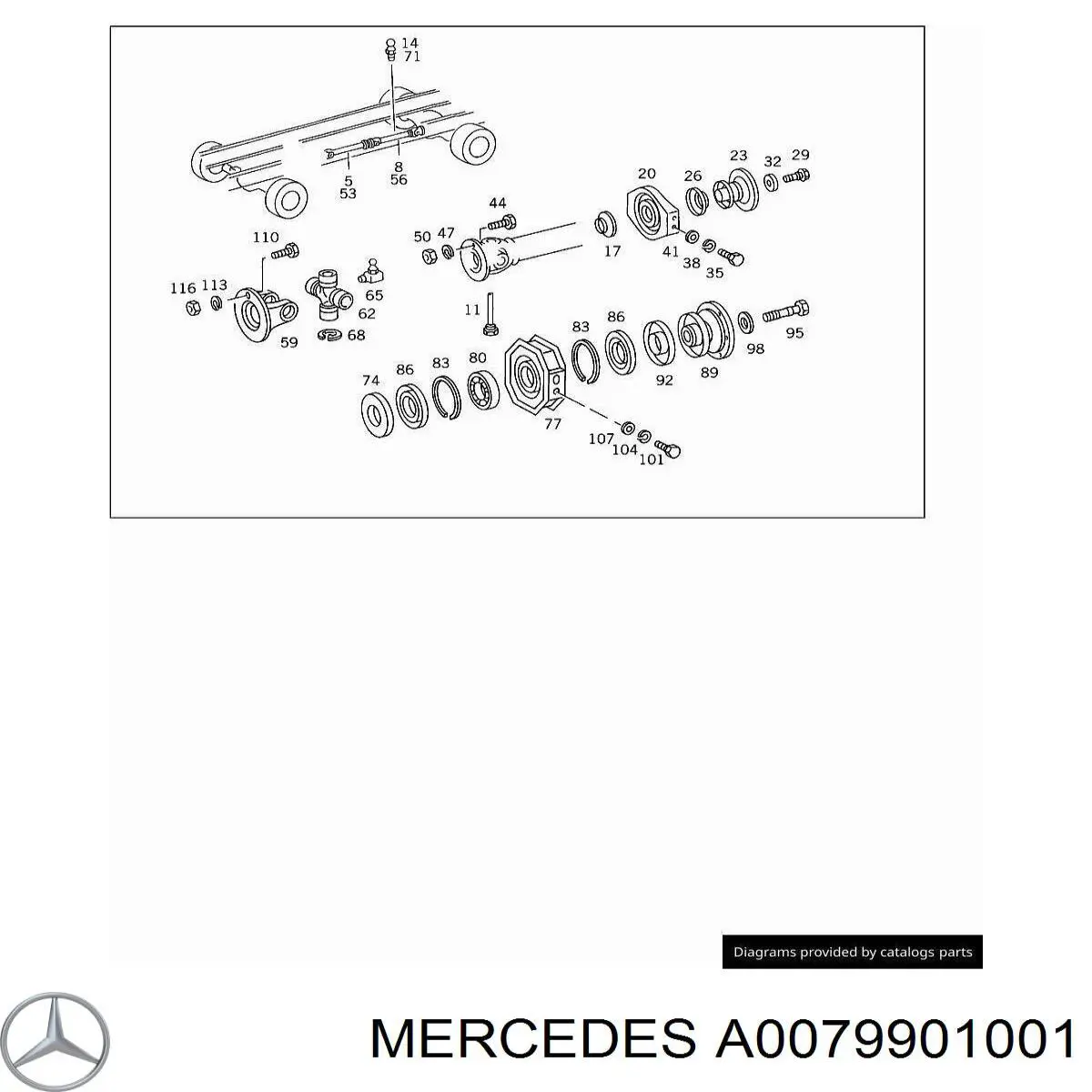  A0079901001 Mercedes