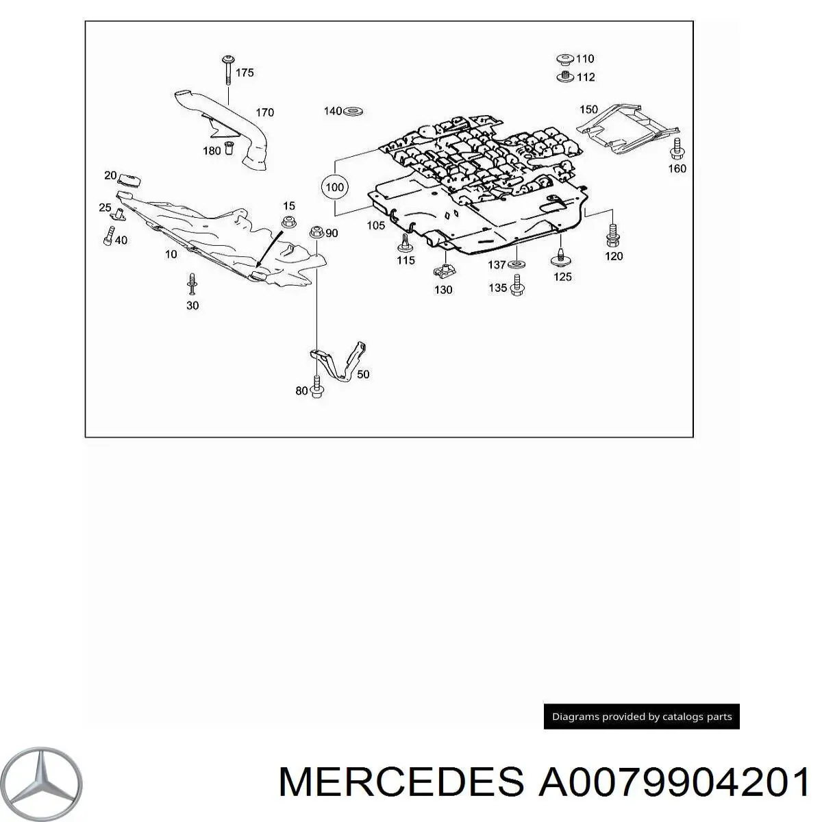 A0079904201 Mercedes 