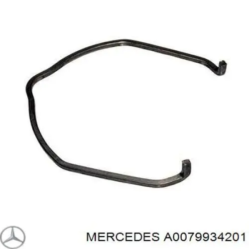 Скоба патрубка интеркуллера на Mercedes C (S203)