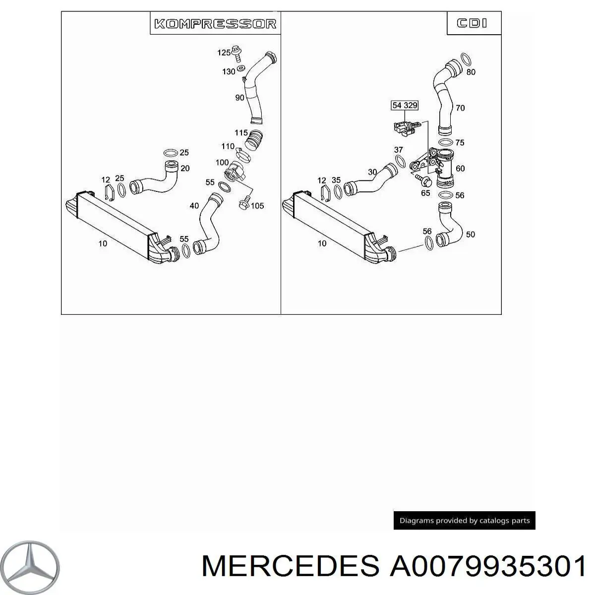  Mercedes A0079935301 цена, от 4.32 USD