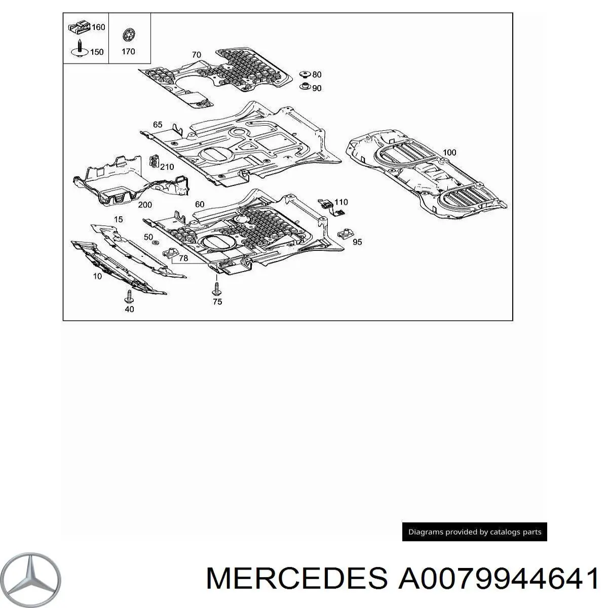  Mercedes A0079944641 цена, от 0.70 USD