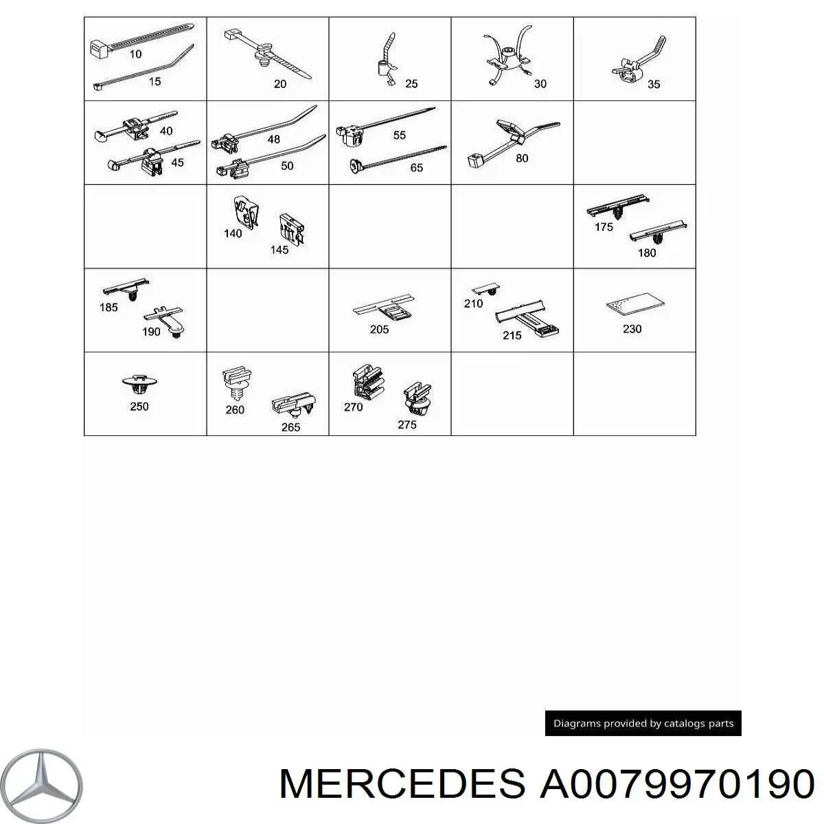  A0079970190 Mercedes