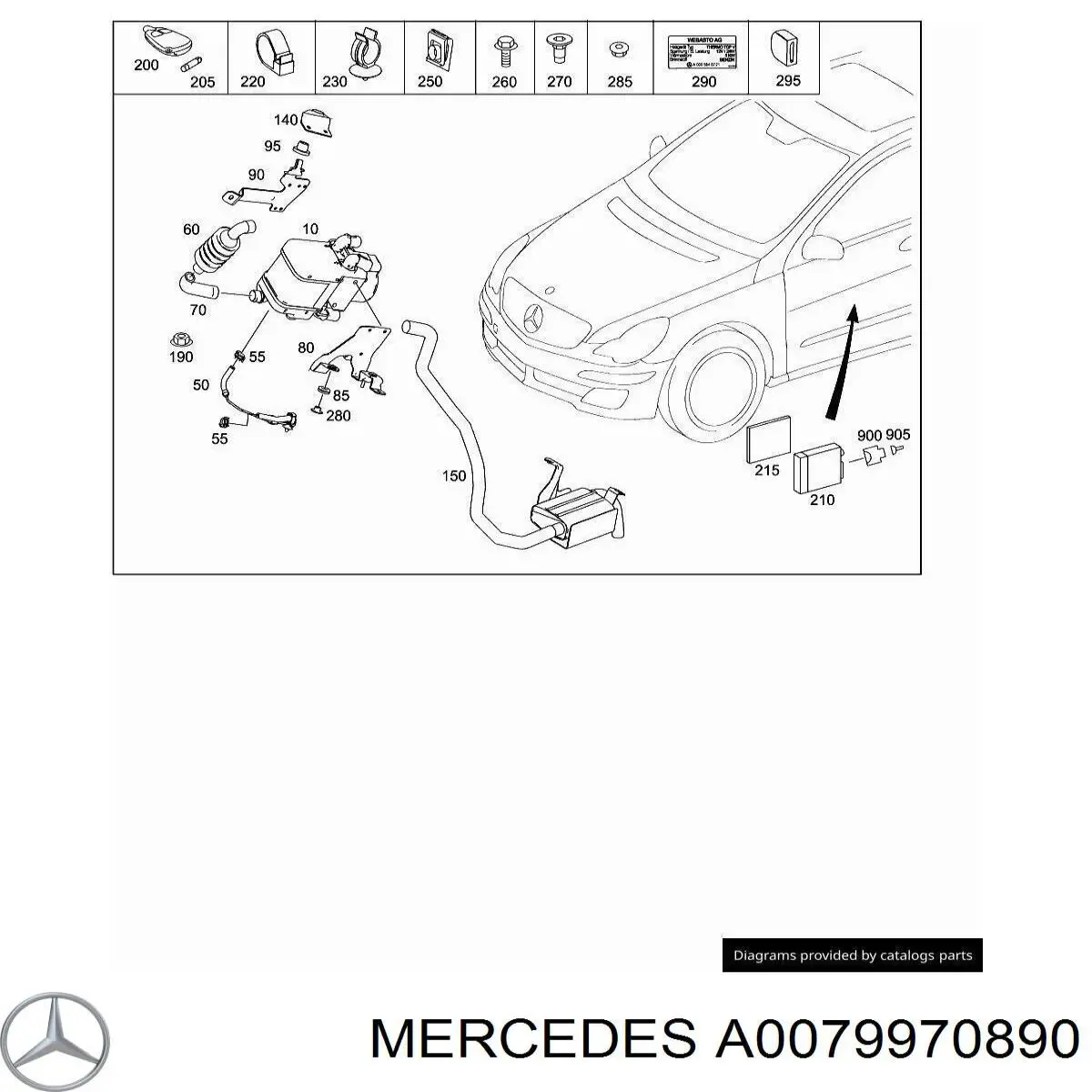 A0079970890 Mercedes