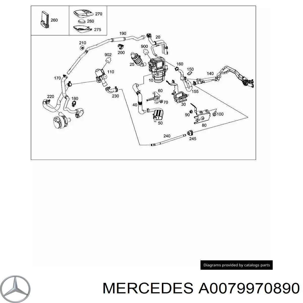Купить A0079970890 Mercedes 