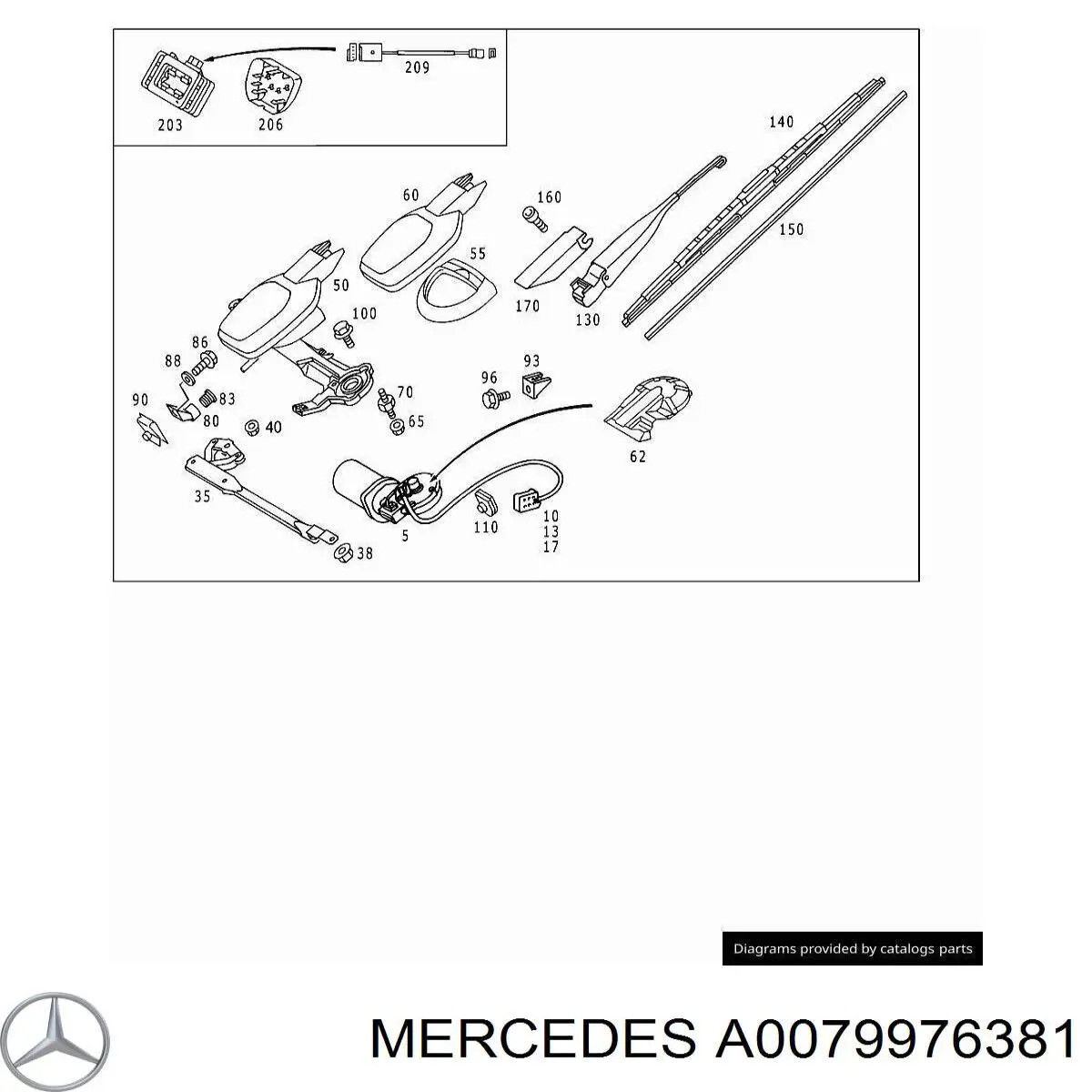 A0079976381 Mercedes 