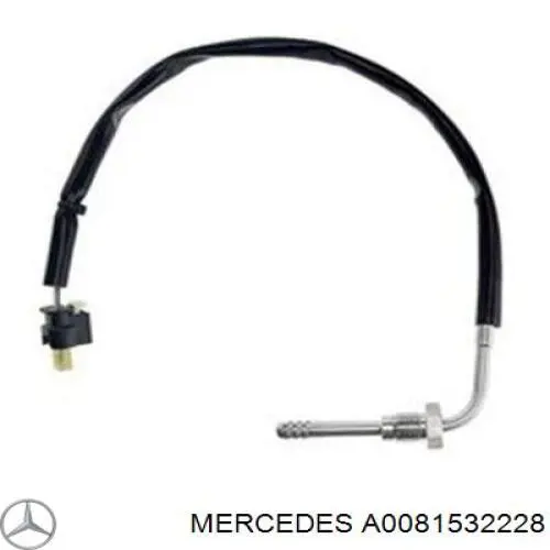 A0081532228 Mercedes датчик температуры отработавших газов (ог, перед турбиной)