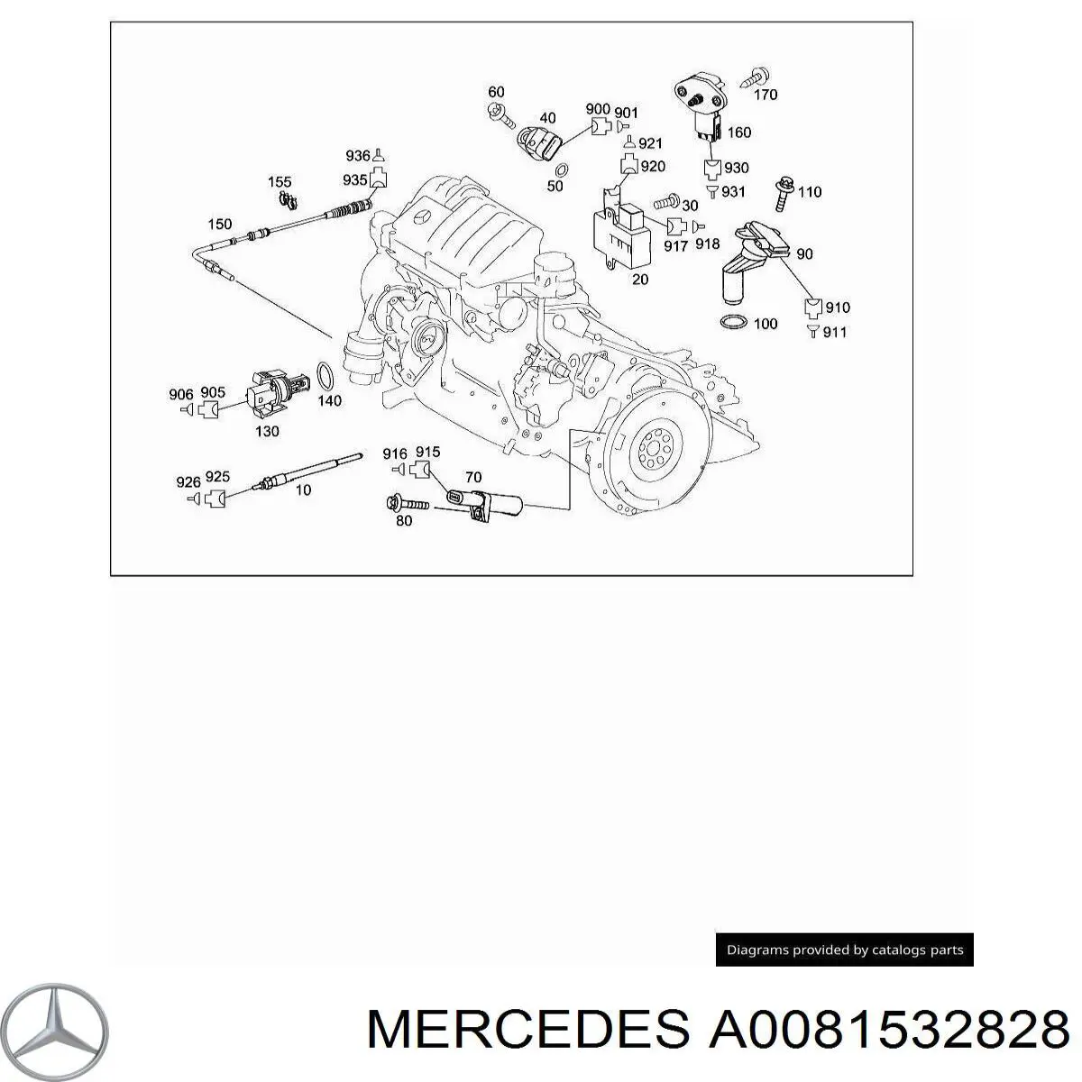 0081532828 Mercedes 