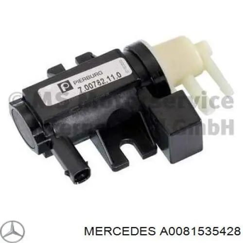 A0081535428 Mercedes válvula solenoide de regulação de comporta egr