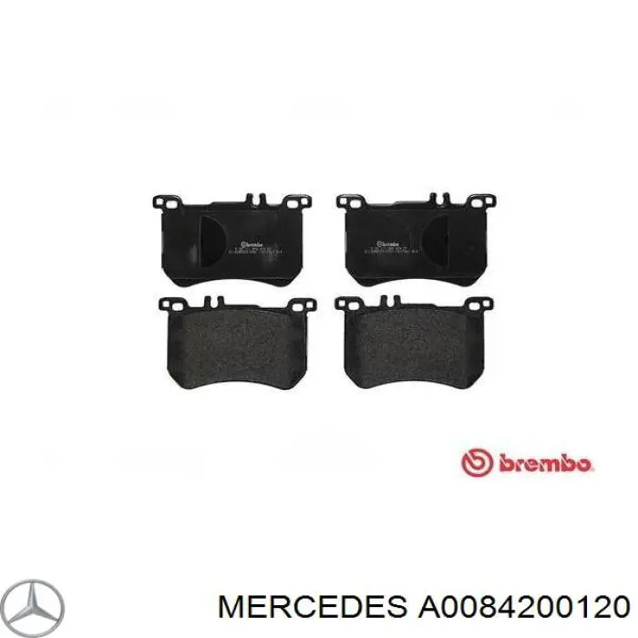 Колодки Mercedes A0084200120 цена, от 192.96 USD