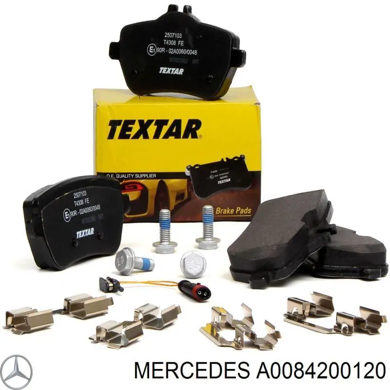 Тормозные колодки Mercedes A0084200120