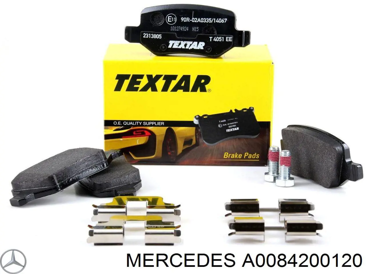 A0084200120 Mercedes Колодки передние