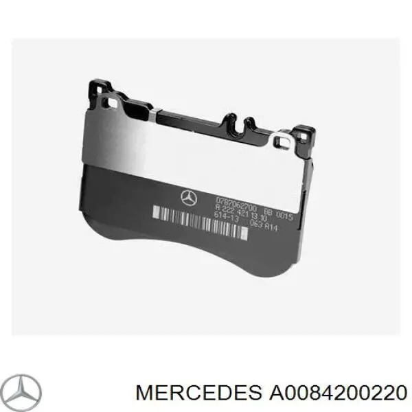 A0084200220 Mercedes колодки тормозные передние дисковые