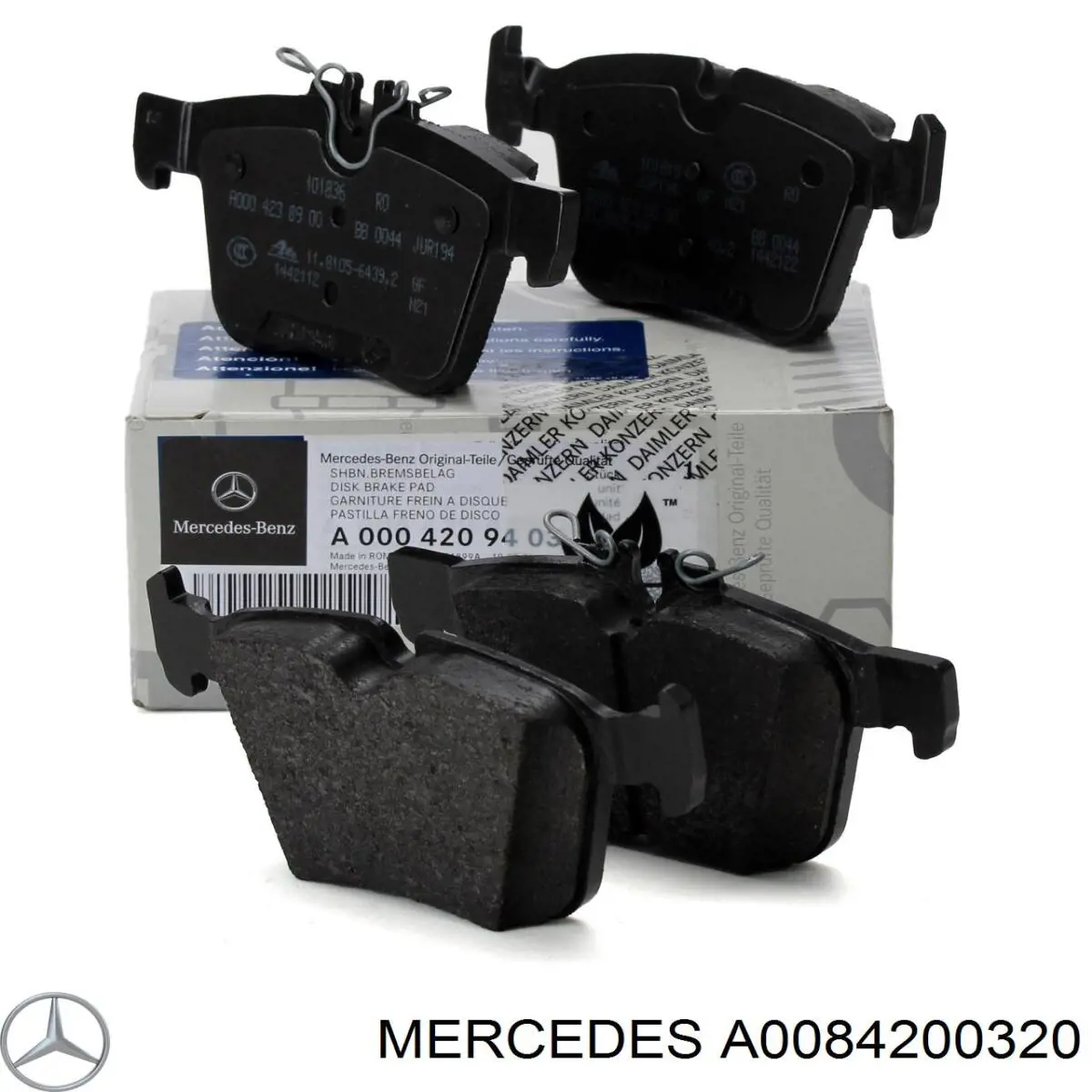 A0084200320 Mercedes Колодки передние