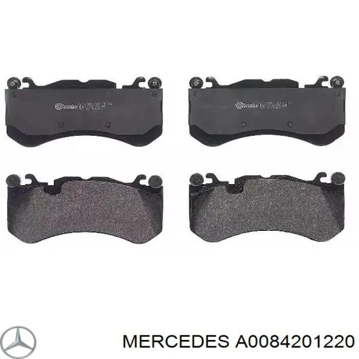 Передние тормозные колодки A0084201220 Mercedes