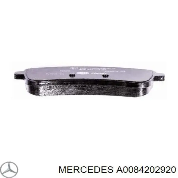 Задние тормозные колодки A0084202920 Mercedes