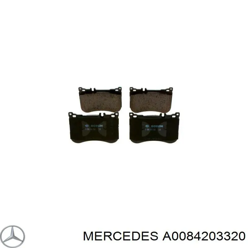 A0084203320 Mercedes Колодки передние
