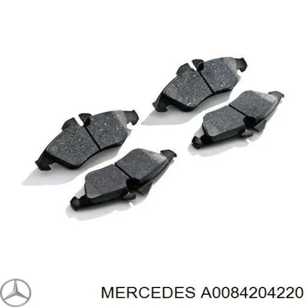 A0084204220 Mercedes колодки тормозные передние дисковые
