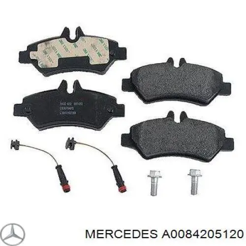 Колодки дисковые  Mercedes A0084205120 цена, от 17.26 USD
