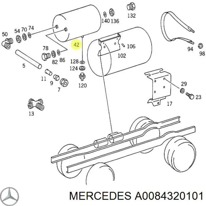  A0084320101 Mercedes