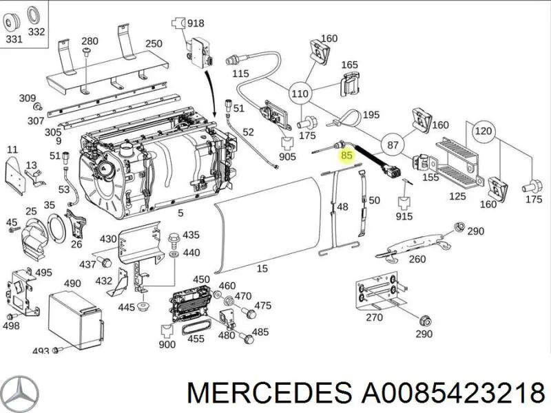 A0085423218 Mercedes 