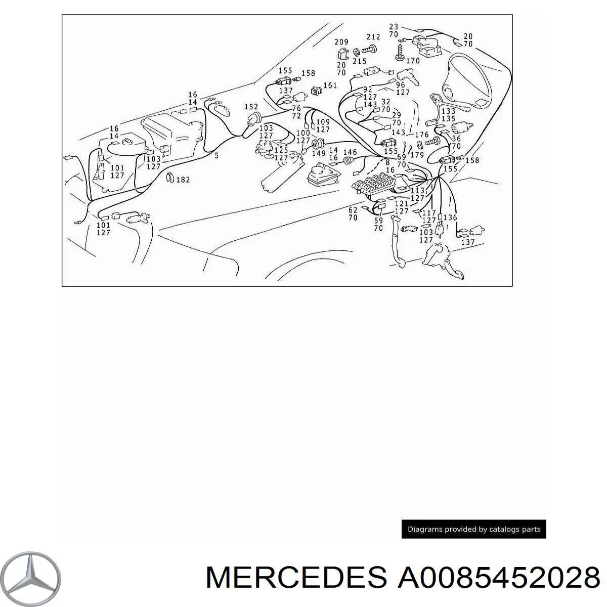  Mercedes A0085452028 цена, от 11.40 USD