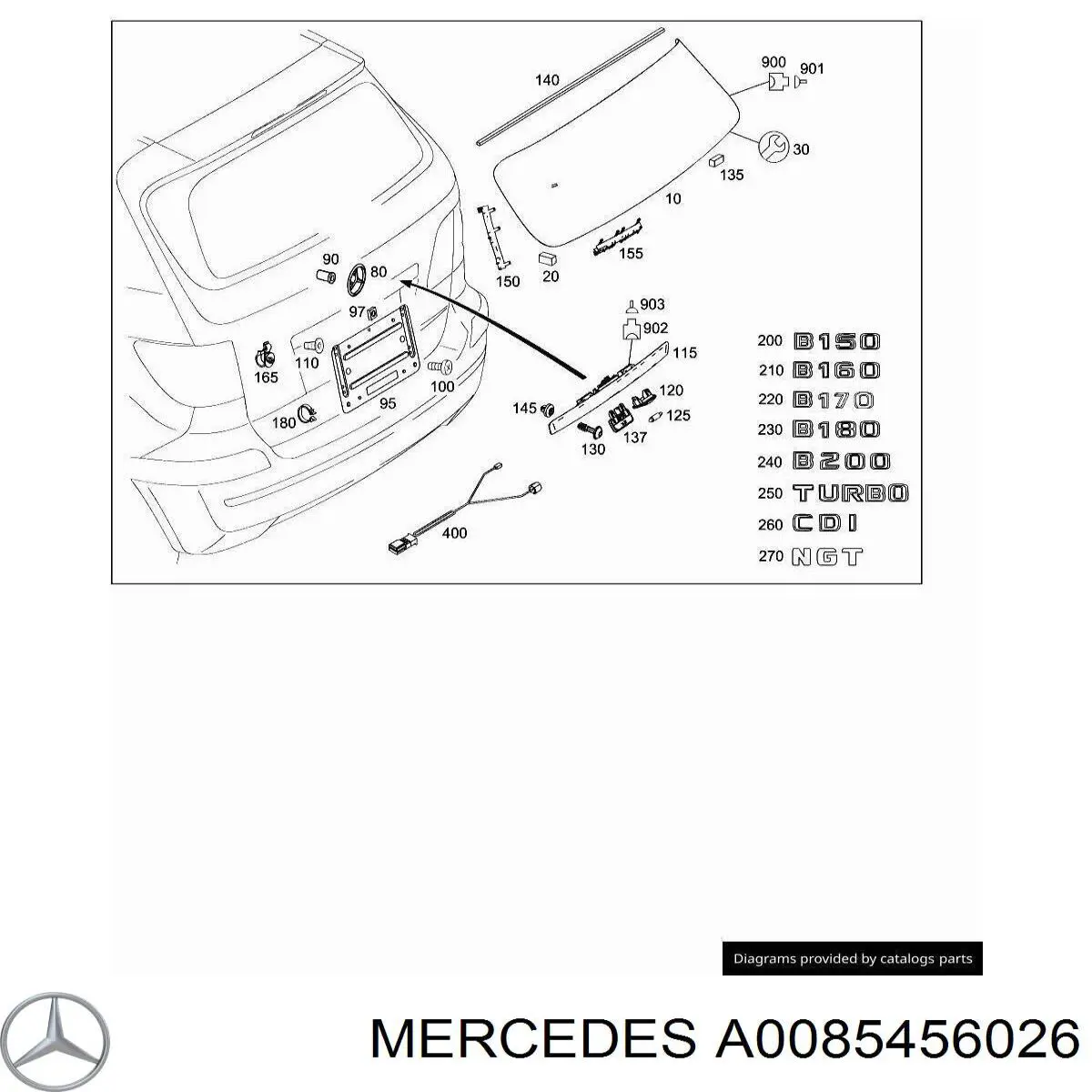 Купить A0085456026 Mercedes 