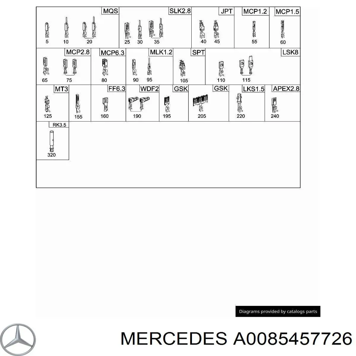Купить 0085457726 Mercedes 