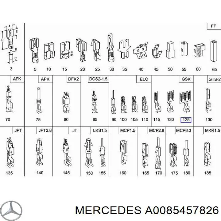 0085457826 Mercedes 