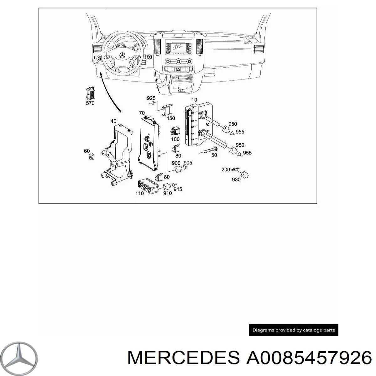 Купить 0085457926 Mercedes 