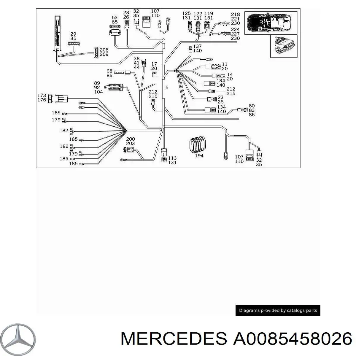  A0085458026 Mercedes