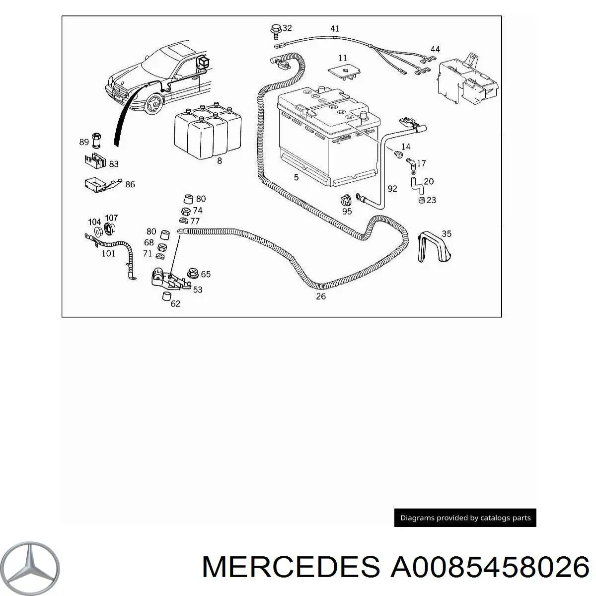  Mercedes A0085458026