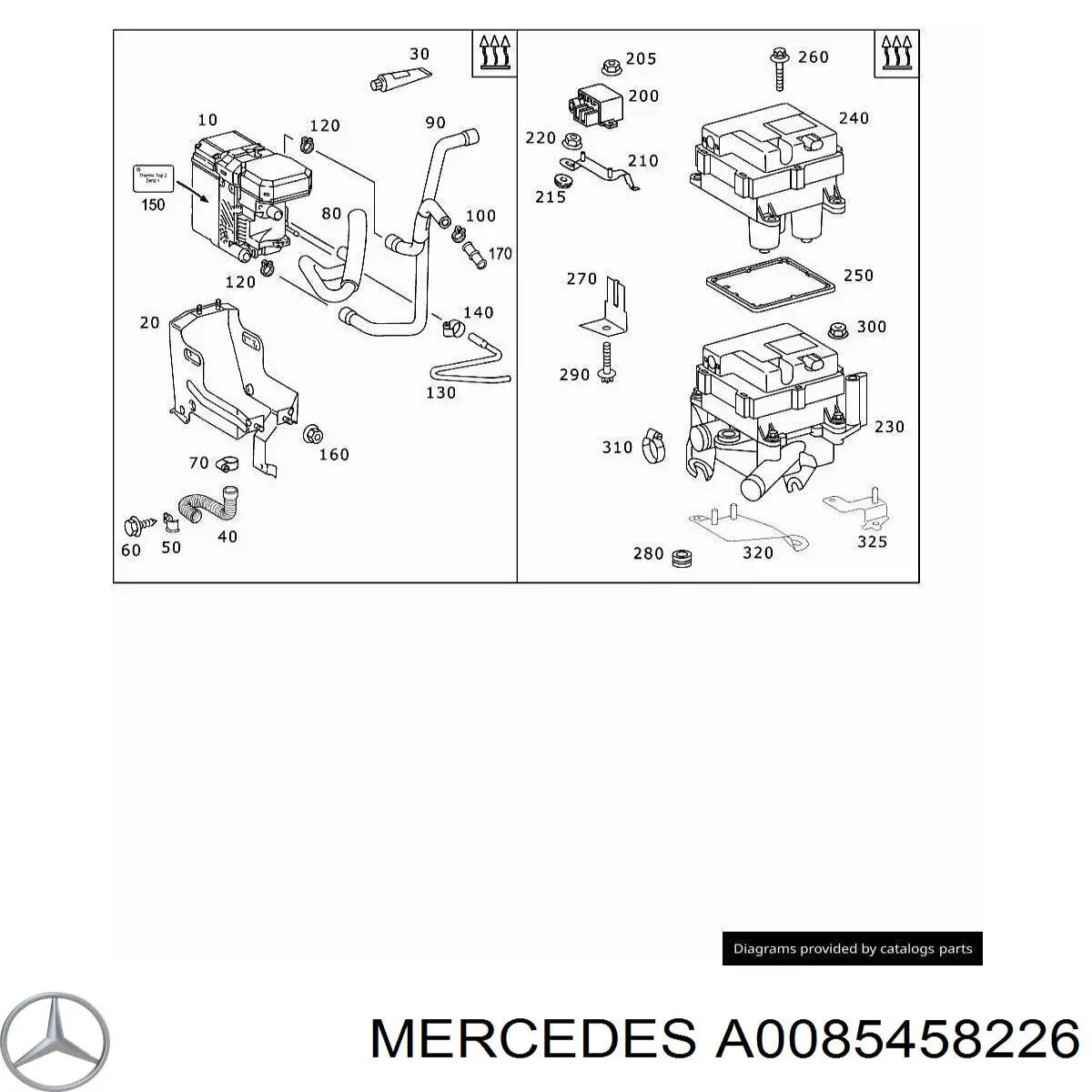 Купить A0085458226 Mercedes 