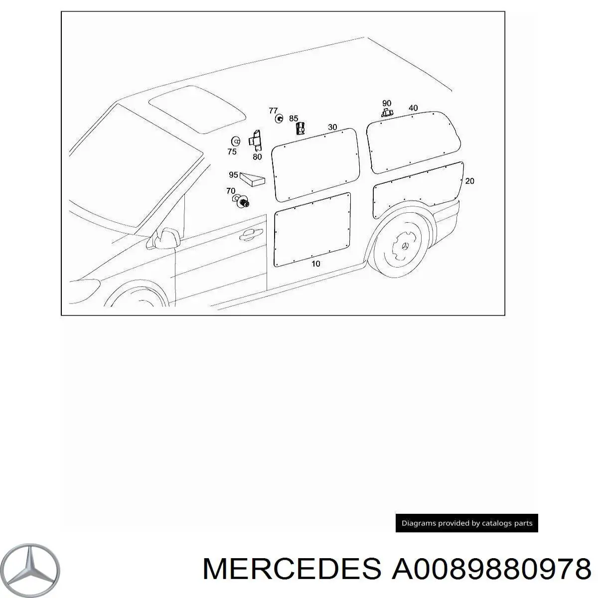 Купить A0089880978 Mercedes 