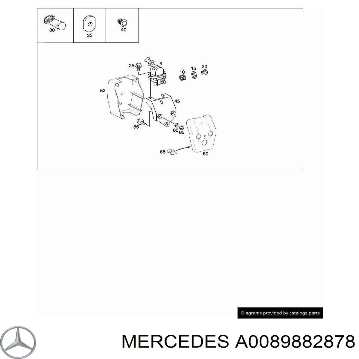 A0089882878 Mercedes 