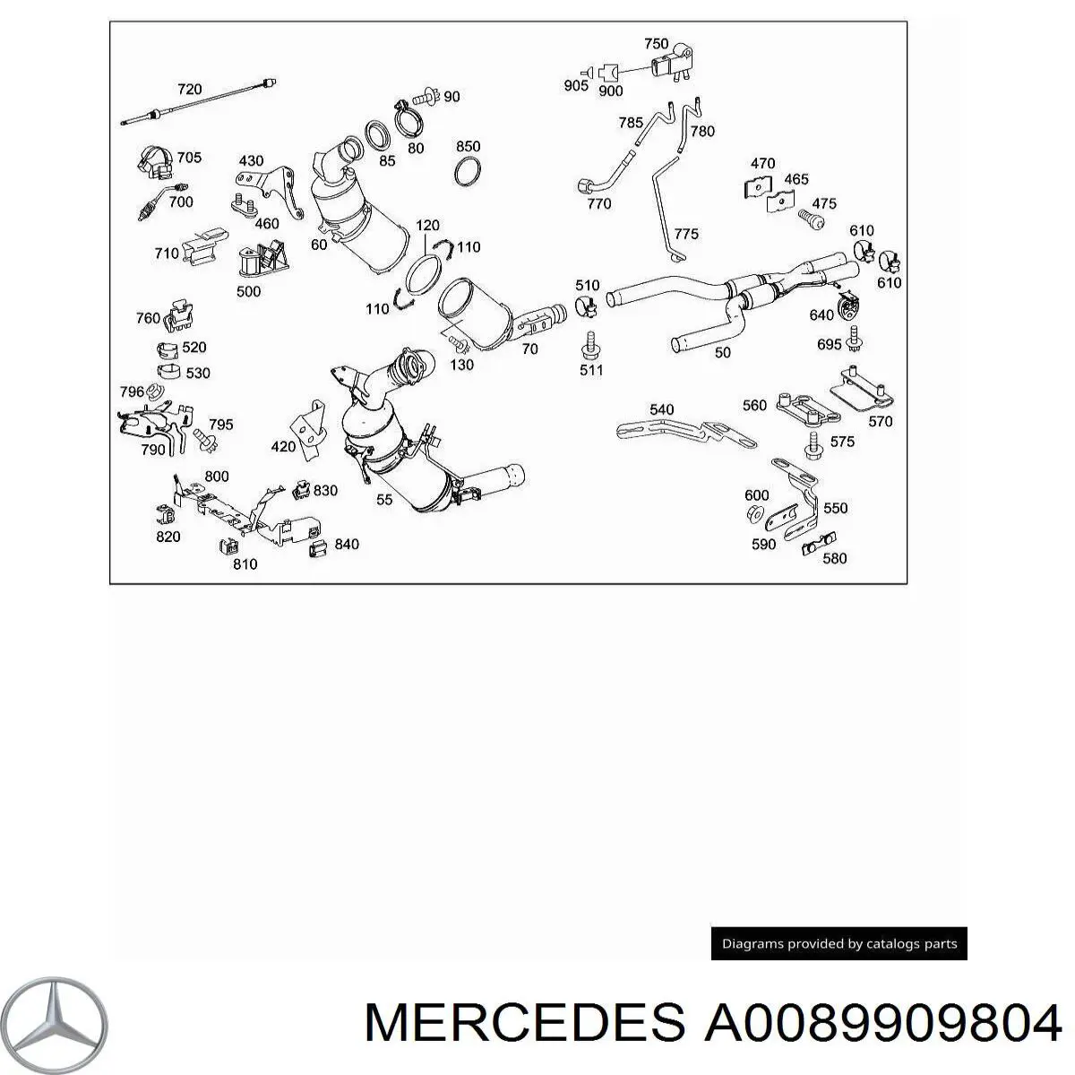 A0089909804 Mercedes 