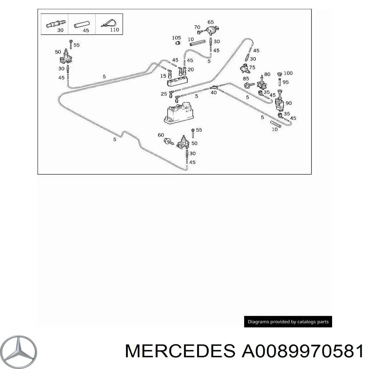 A0089970581 Mercedes 