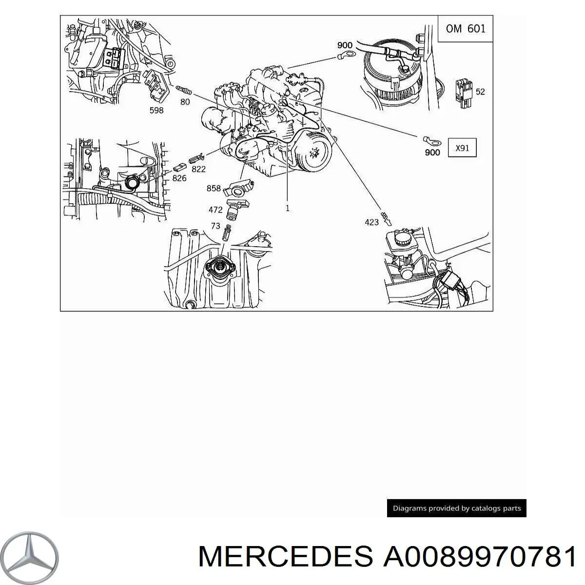  A0089970781 Mercedes