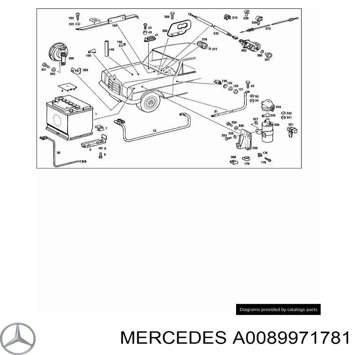 0089971781 Mercedes 