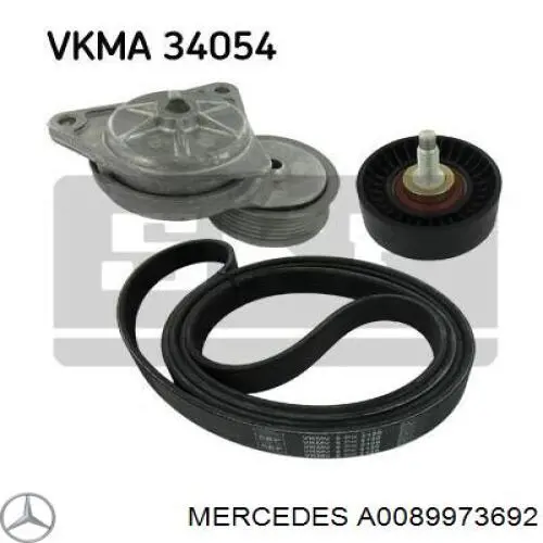 Ремень генератора A0089973692 Mercedes