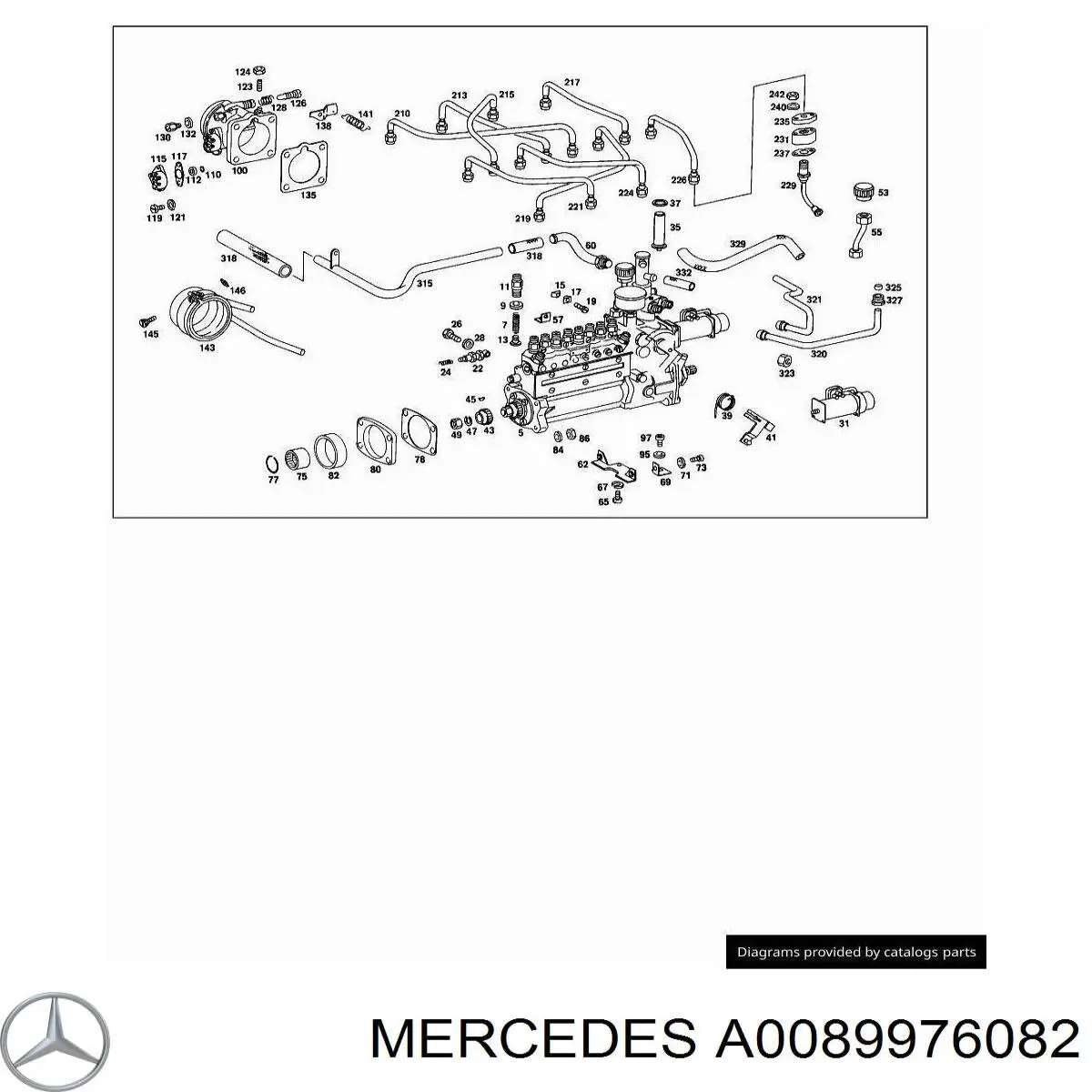  Mercedes A0089976082 цена, от 1.86 USD
