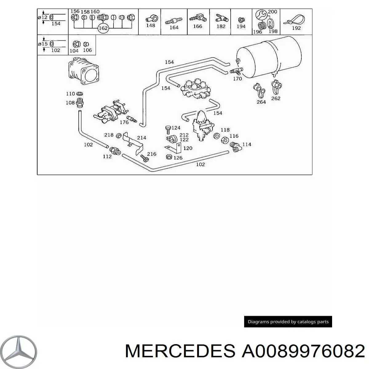  A0089976082 Mercedes