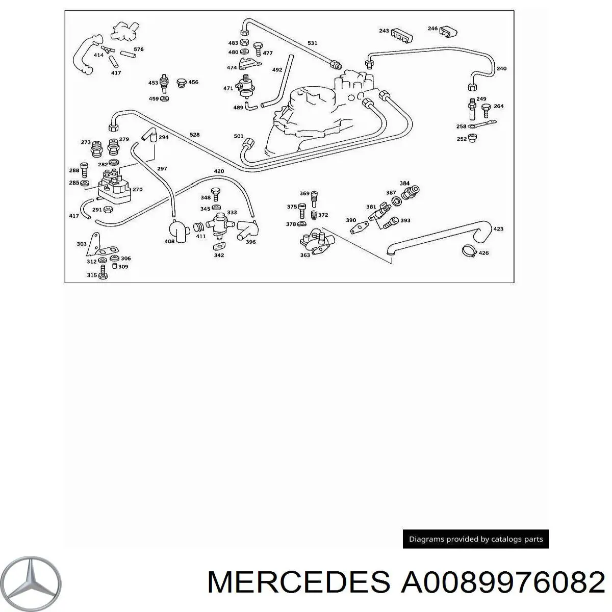 Купить A0089976082 Mercedes 