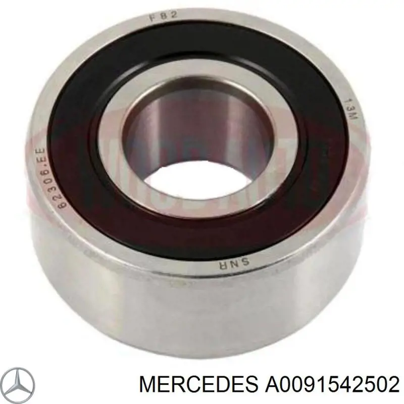 0091542502 Mercedes генератор